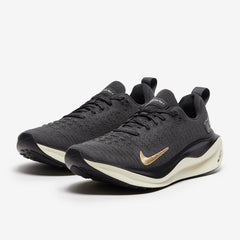 Nike Womens Infinity Run 4 - Dk Smoke Grey/Metallic Gold
