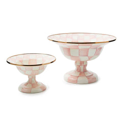 Rosy Check Small Compote by MacKenzie-Childs