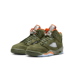 Big Kids' Air Jordan 5 Retro "Olive"