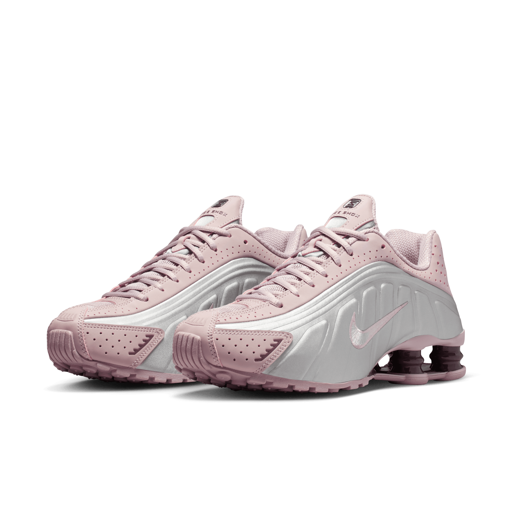 Women's Nike Shox R4 "Particle Rose Tattoo Metallic Silver"