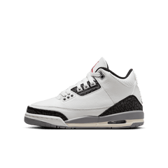 Big Kids' Air Jordan 3 Retro "Cement Grey"