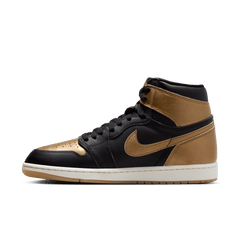 Men's Air Jordan 1 Retro High OG "Metallic Gold Black"