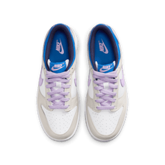 Big Kids' Nike Dunk Low "Khaki Blue Pink"