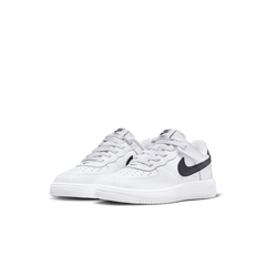 Little Kids' Nike Force 1 Low EasyOn "White Black"