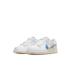 Little Kids' Nike Dunk Low SE "Rainbow Swoosh"