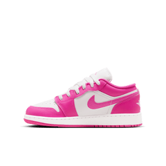 Big Kids' Air Jordan 1 Low "Fire Pink"