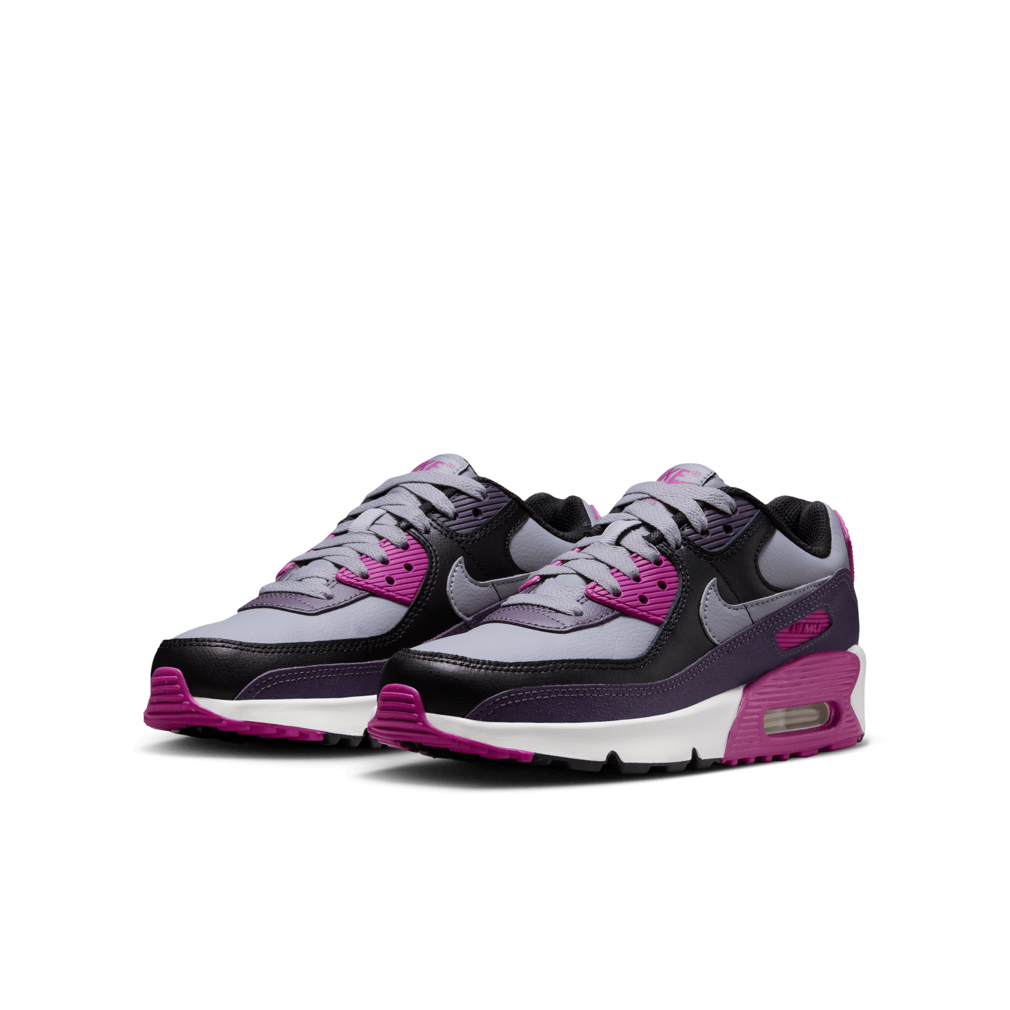 Big Kids' Nike Air Max 90 "Cement Grey Dark Raisin"