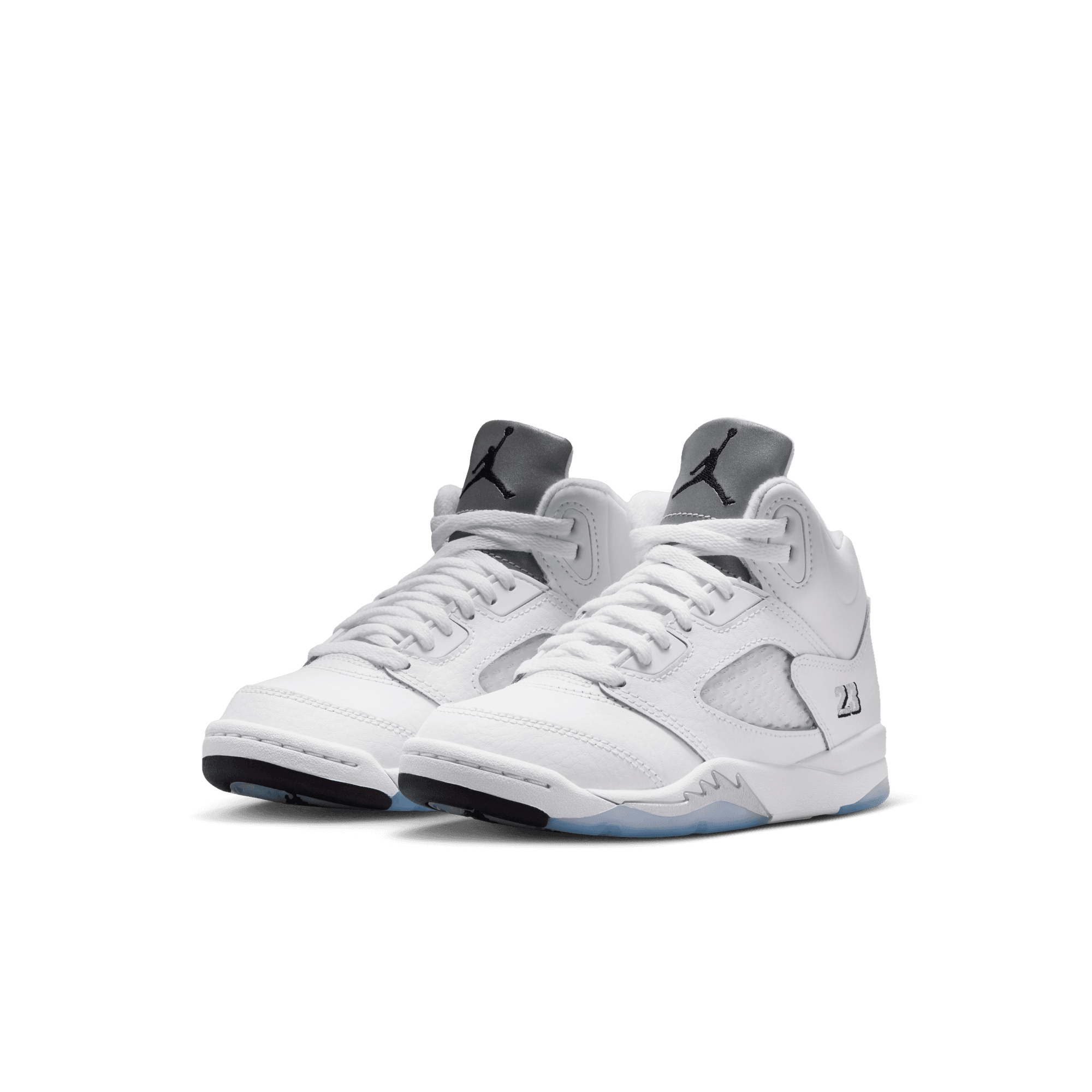 Little Kids' Jordan 5 Retro OG "White Metallic"