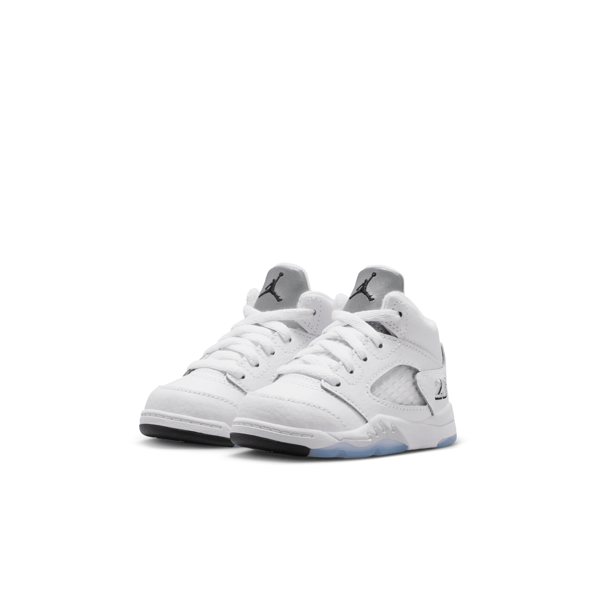 Baby/Toddler Jordan 5 Retro OG "White Metallic"