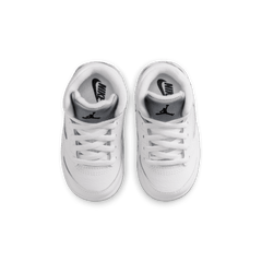 Baby/Toddler Jordan 5 Retro OG "White Metallic"