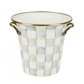 Sterling Check Enamel Design Wine Cooler