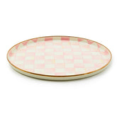 Rosy Check Round Tray by MacKenzie-Childs