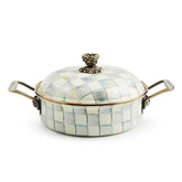 MacKenzie-Childs Sterling Check Cookware 3 Qt. Casserole