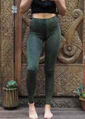 Beehive Leggings - Forest Green