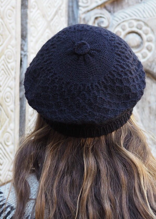 Bolivian Aplaca Knitted Beanie