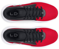 Men's/Women's Under Armour Lockdown 7 Basketball Shoes "Red Black"