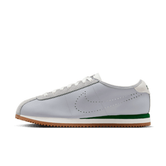 Women's Nike Cortez Leather "Wolf Grey Perforated Swoosh"