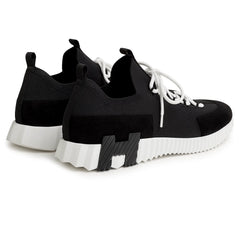 Hermes Paris Lift Slip-On Noir Blanc Sneaker