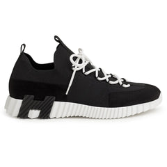 Hermes Paris Lift Slip-On Noir Blanc Sneaker