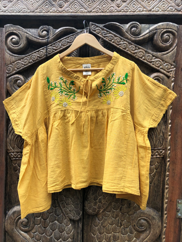 Karuna Blouse - Mustard