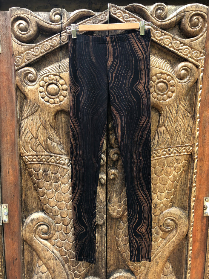 Tree bark- Leggings -Brown