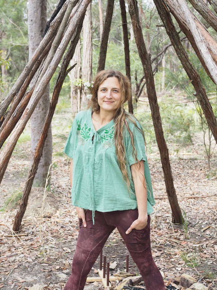 Karuna Blouse - Mint