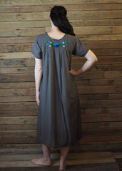 Long Frida Dress Charcoal