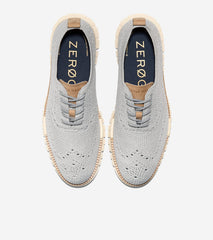 Men's ZERØGRAND Remastered Stitchlite™ Wingtip Oxfords-Oyster Mushroom-Tuscan Sand