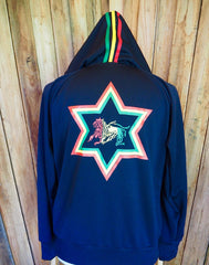 Rasta hoodie- Polyester