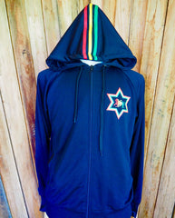 Rasta hoodie- Polyester