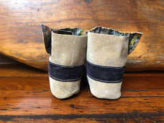 Size 19 Baby Ninja Boots - Grey, Black, Blue and Crimson