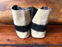 Size 21 Baby Ninja Boots - Grey, Black, Green and Yellow