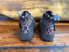 Size 25 Kids Adventure Boots - Zigzags on Brown