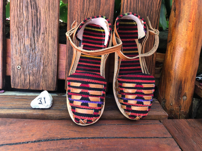 Size 31 Kid's Huarache Sandals - Red