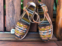 Size 32 Kid's Huarache Sandals - Mustard