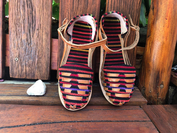 Size 32 Kid's Huarache Sandals - Red