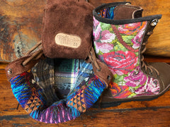 Size 38 Deluxe Desert Boots - Classic Rose Garden