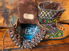 Size 38 Deluxe Desert Boots - Natural Hues