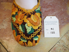 Size 41 Ballerina Sandals - Golden Petals