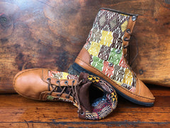 Size 45 Deluxe Desert Boots - Natural Birds