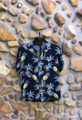 Small Love Shirt - Pineapples on Navy