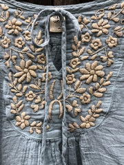 Wildflower Blouse Baby Blue