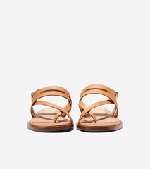 Women's Go-To Estella Flat Thong Sandals-Biscuit