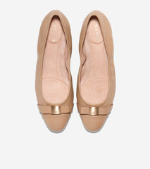 Women's Go-To Tova Bow Ballet Flats-Tuscan Sand