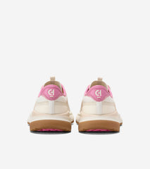 Women's GrandPrø All-Day Golf Shoes-Ivory-Bleached Tan-Powder