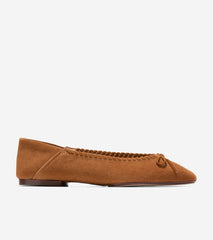Women's Jaya Travel Ballet Flats-Tobacco