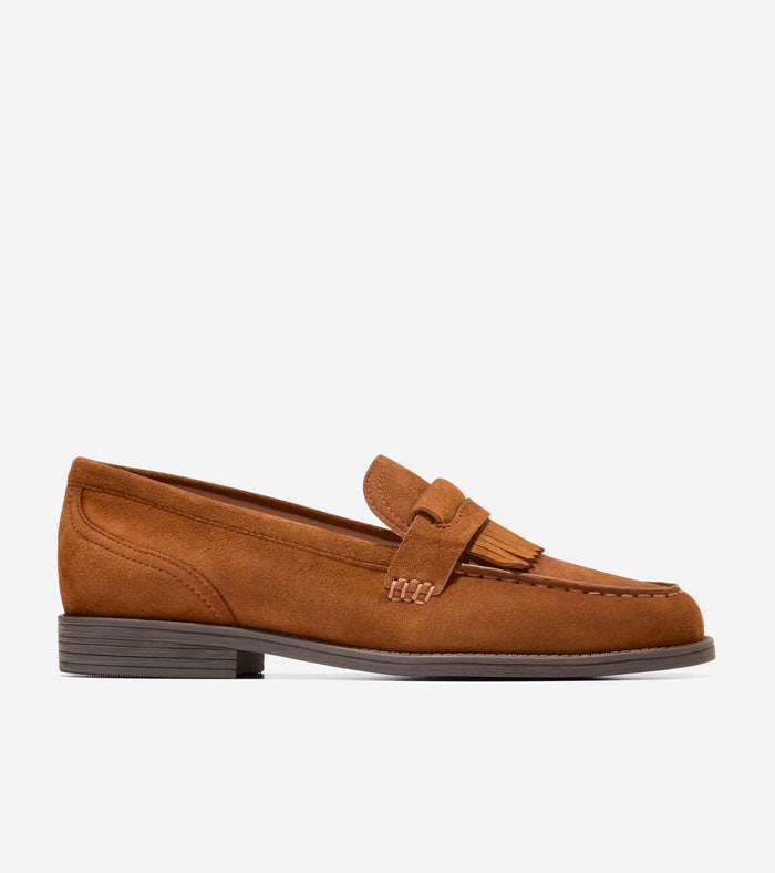 Women's Stassi Kiltie Loafers-Tobacco