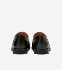 Women's Stassi Kiltie Loafers-Ivory-Black-Garnet