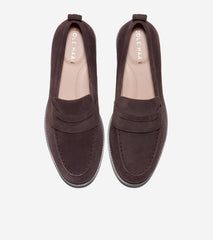 Women's Stassi Penny Loafers-Dark Chocolate
