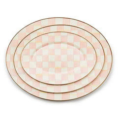 Rosy Check Medium Oval Platter